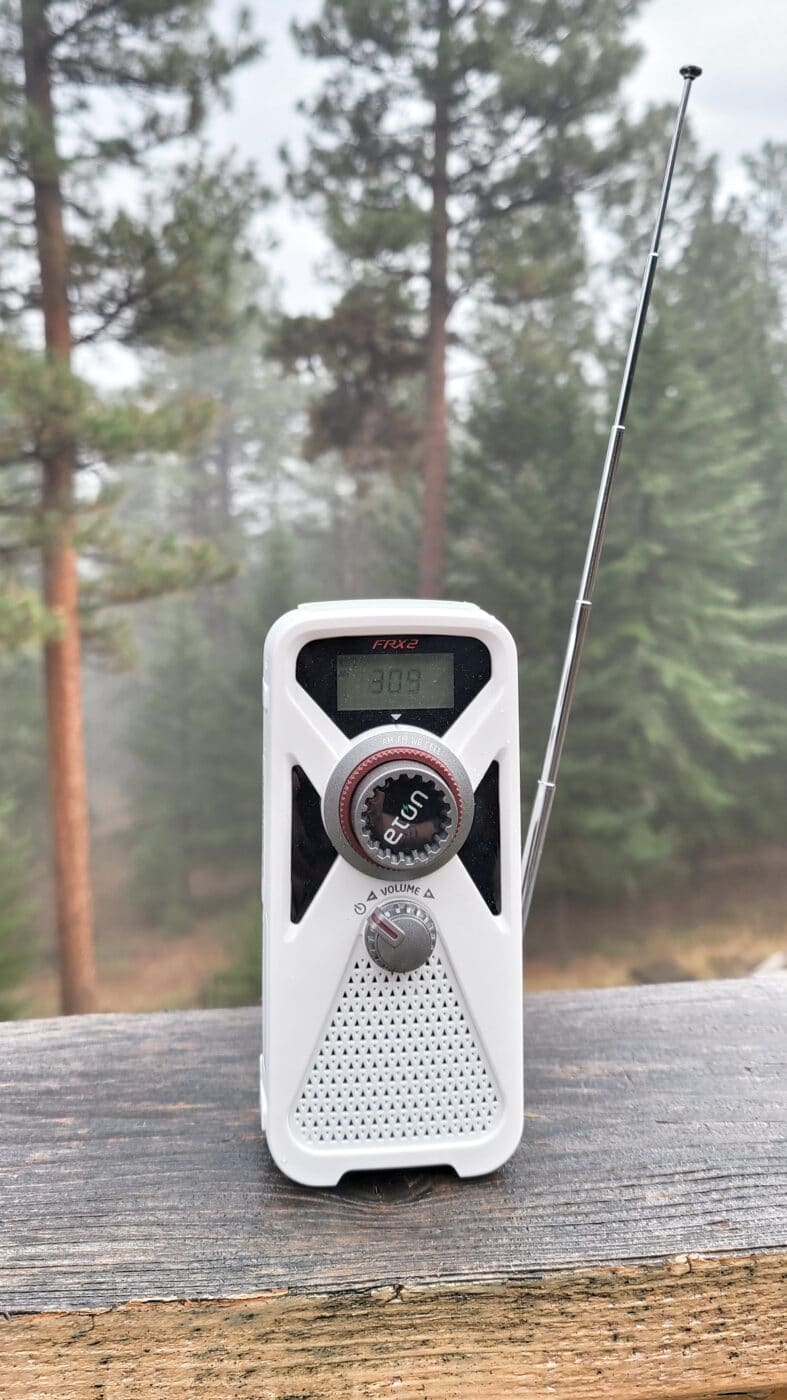 Eton radio with external antenna