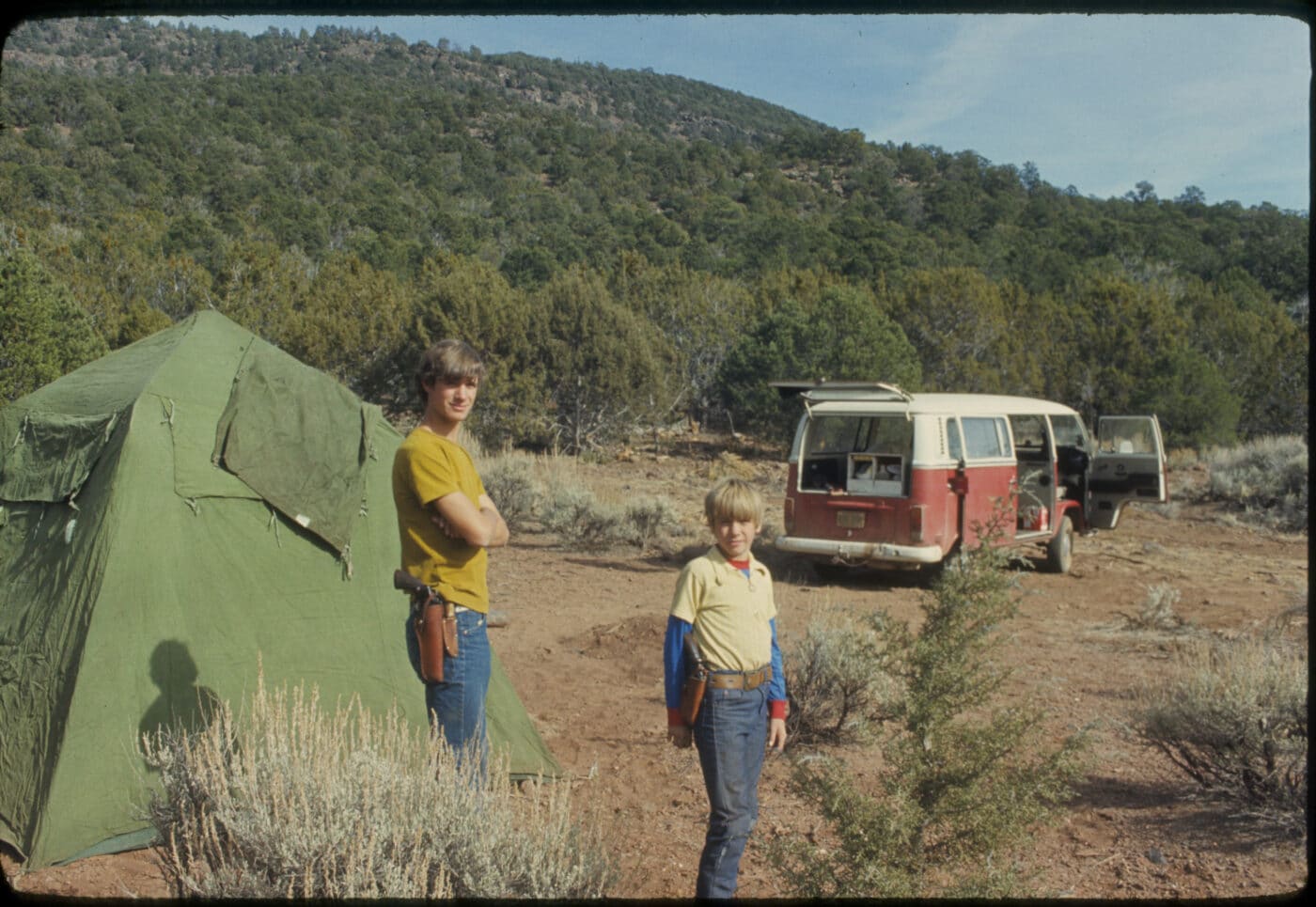 Rob Leatham hunting as a child