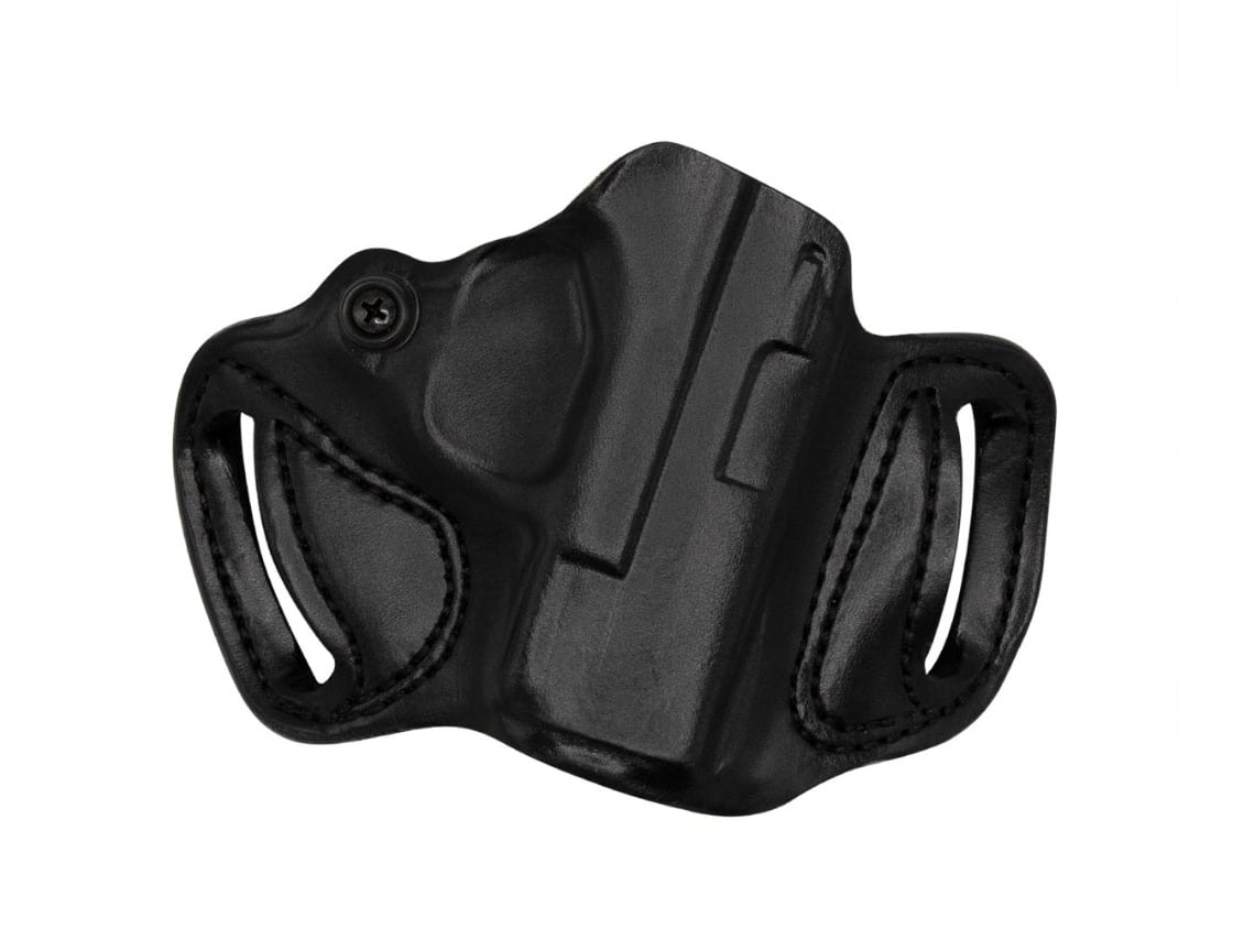 Leather holster with tension screw