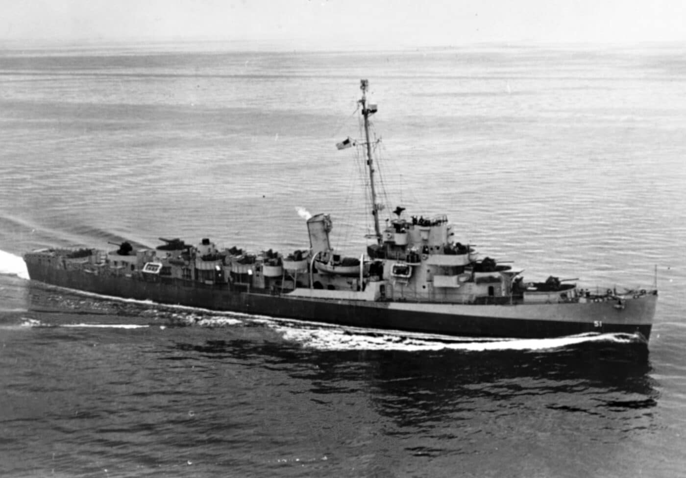 USS Buckley DE-51 in June 1944