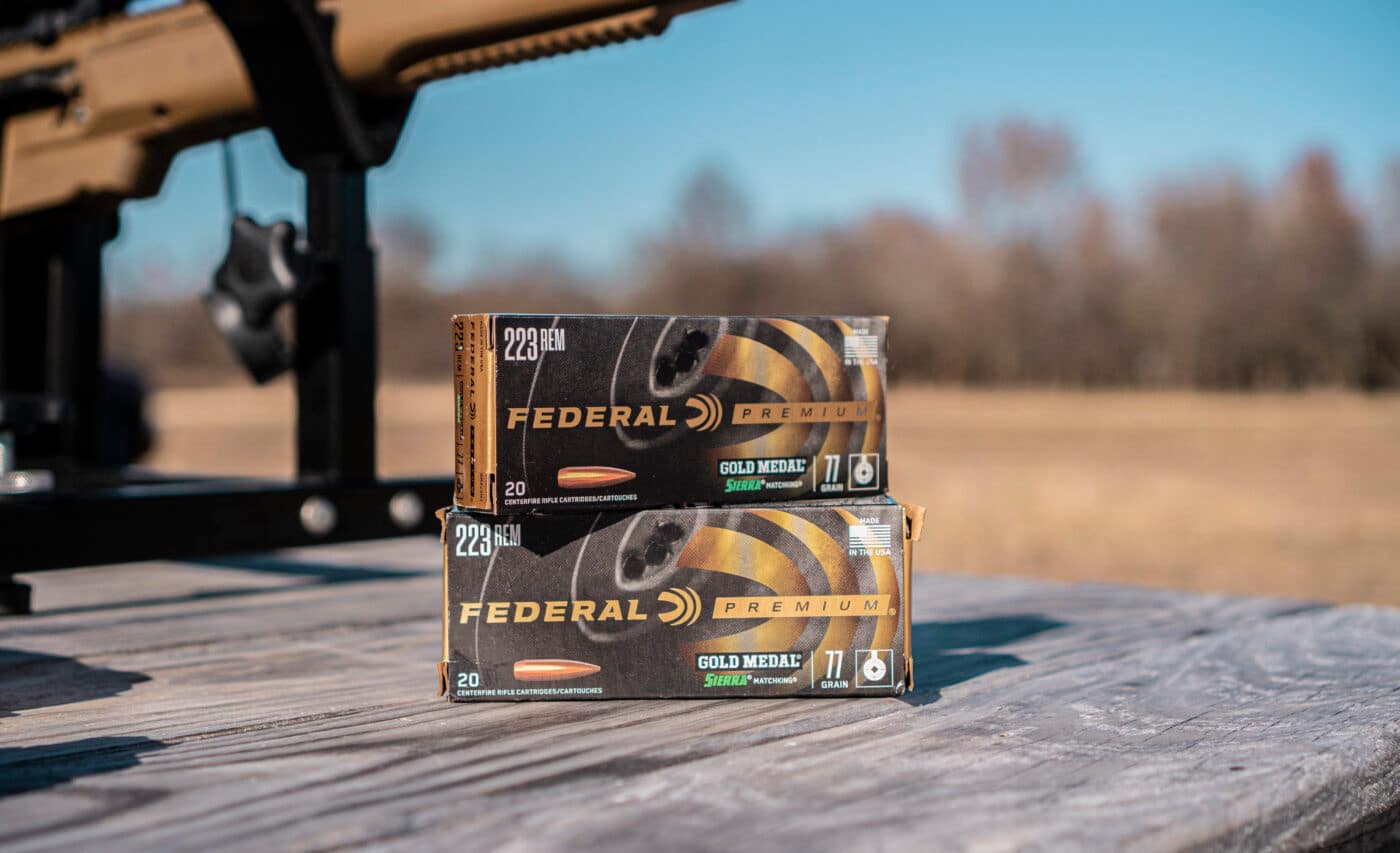 Federal match ammo for testing SAINT Edge ATC rifle