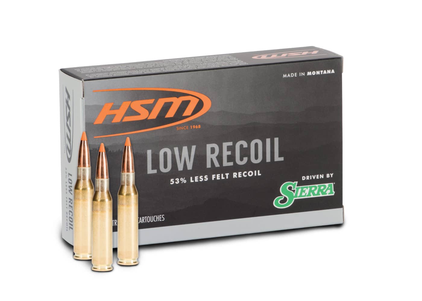 Low recoil ammo from HSM