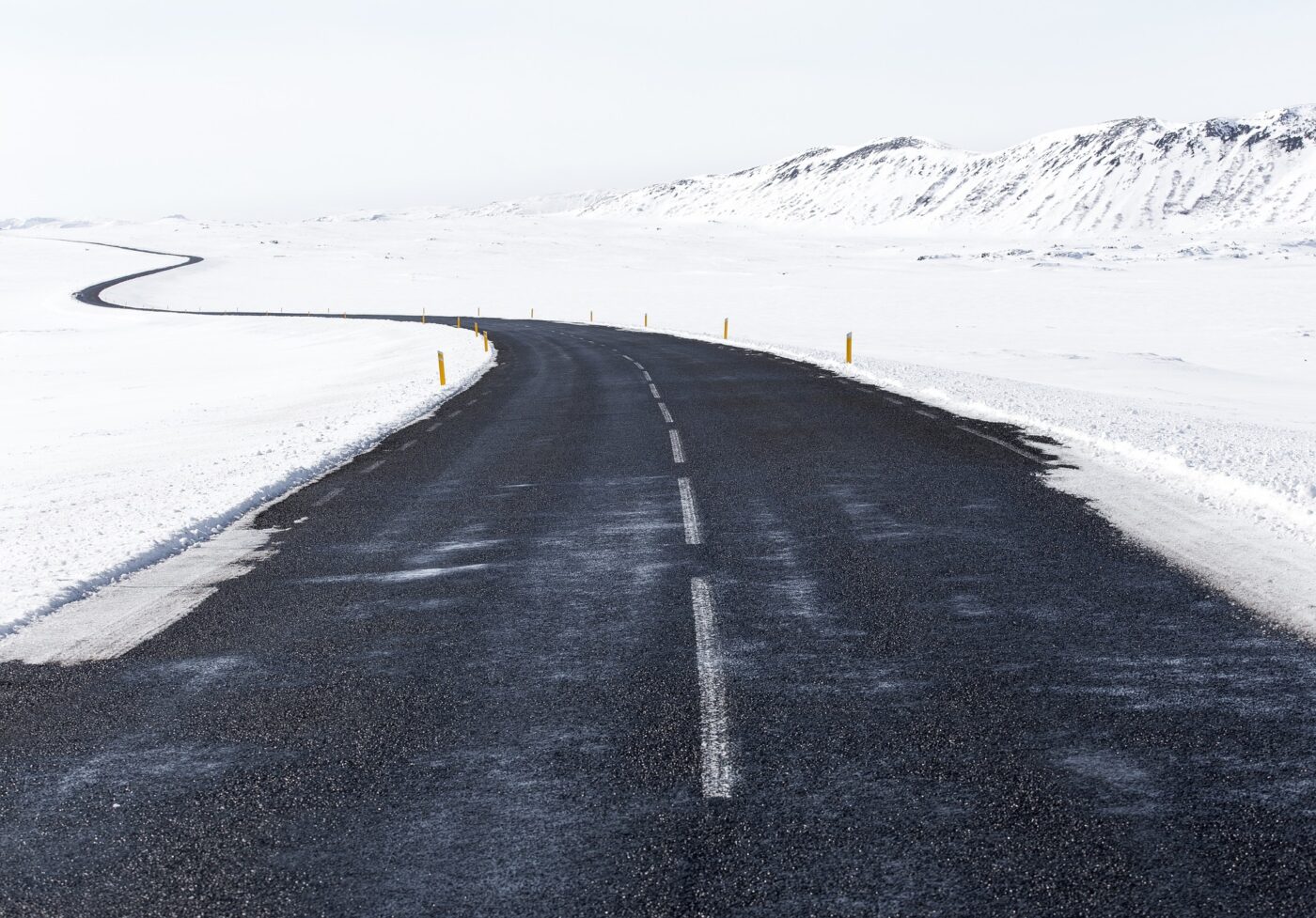 Winter roadway