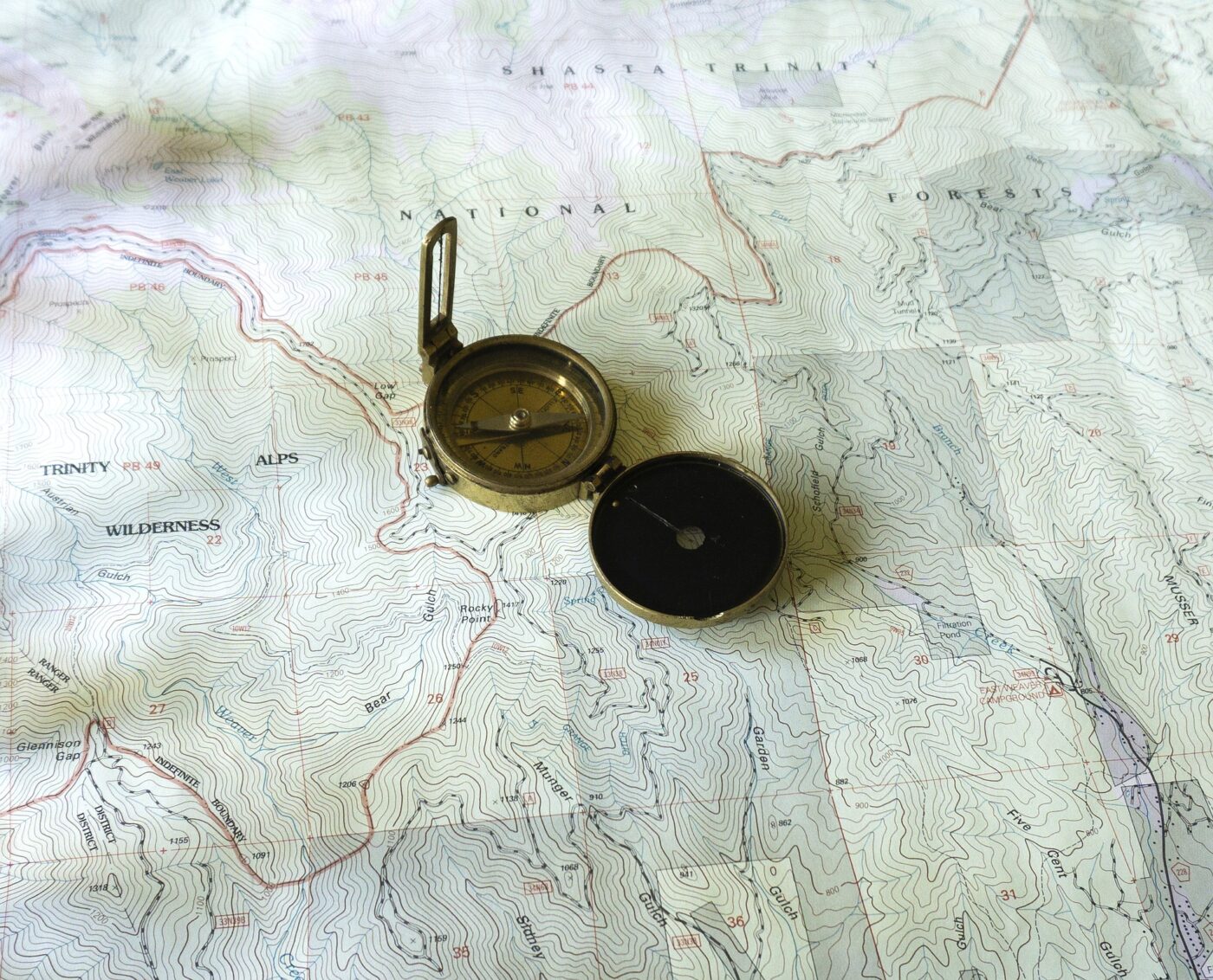 Map and compass