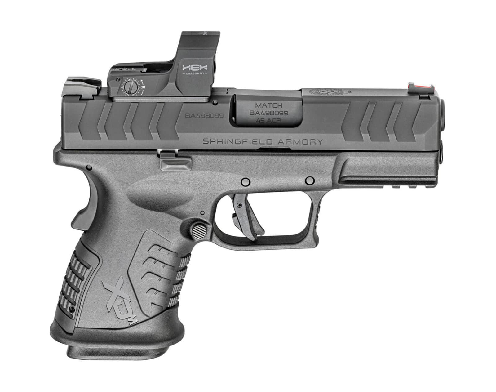 Side view of the XD-M Elite 3.8" Compact OSP in .45 ACP by Springfield Armory