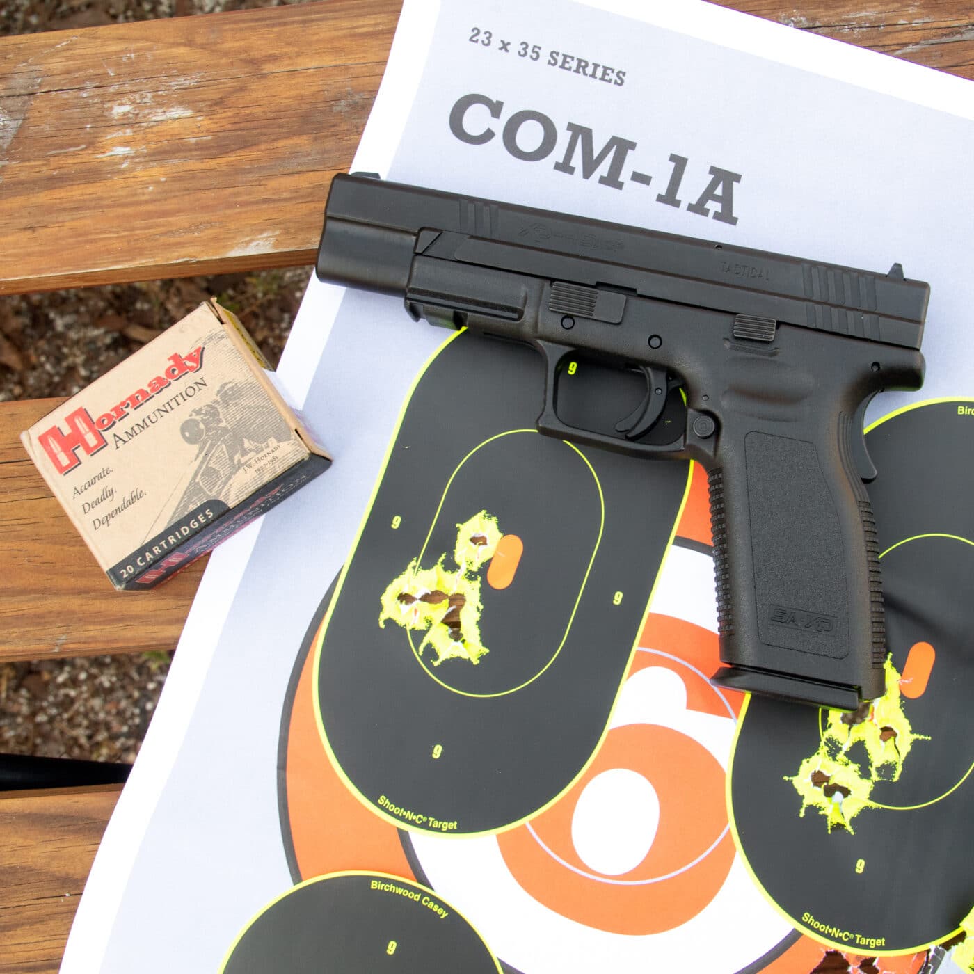 Accuracy results for Springfield Armory XD .45 Tactical