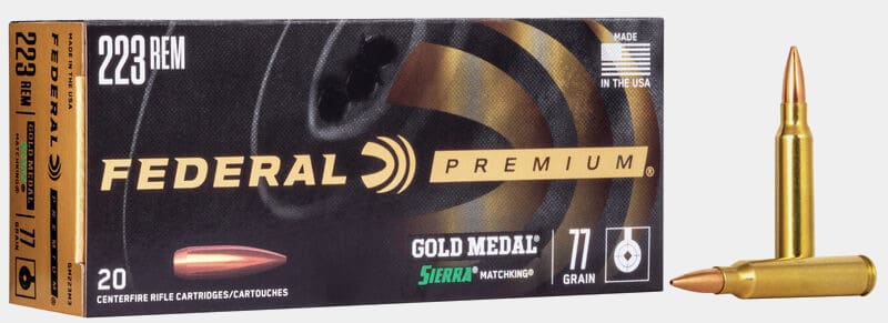 Federal Gold Medal Sierra MatchKing 223 Rem