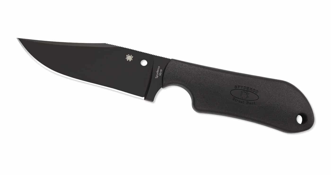 Spyderco Street Beat knife with black blade