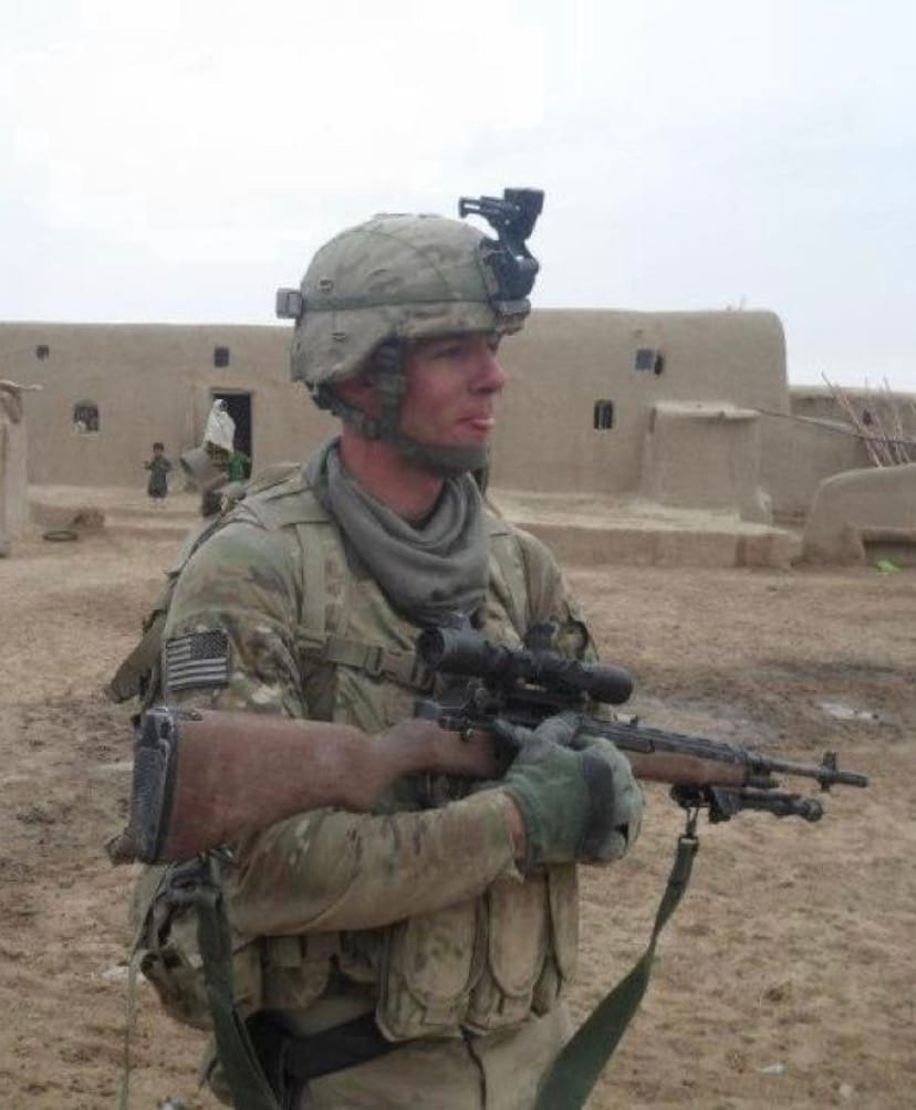 U.S. Army soldier on patrol in Afghanistan