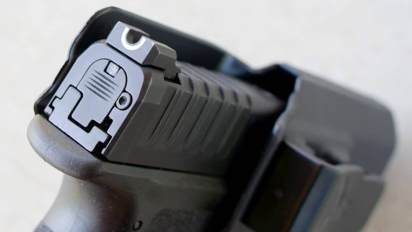 Hellcat pistol inside Blade-Tech Klipt holster