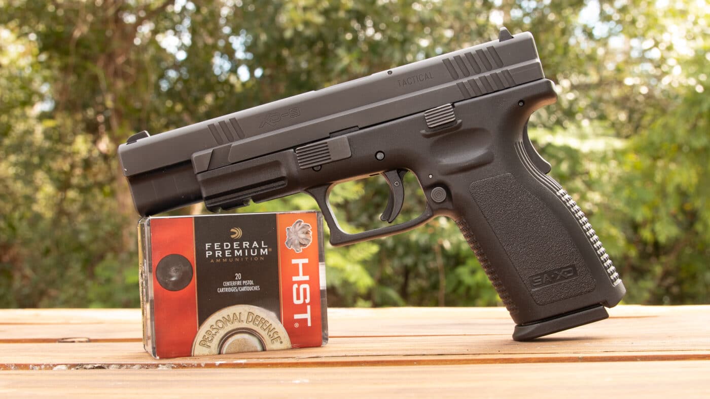 Springfield XD Tactical with Federal 9mm Ammo