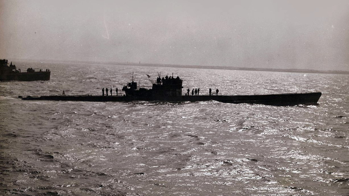 U-234 on its way to captivity