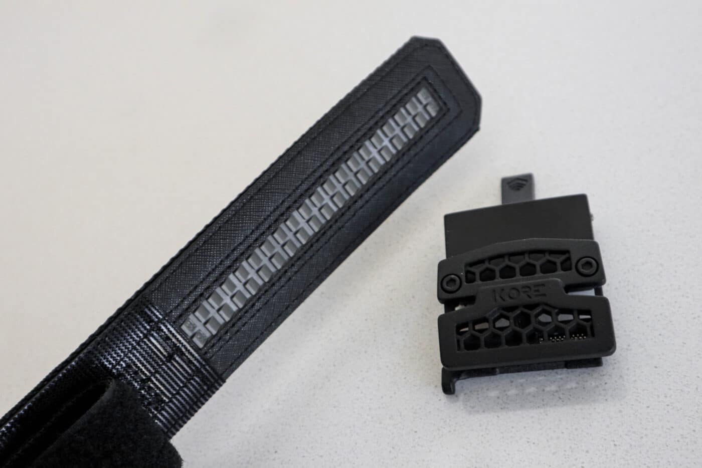 Size adjustments on the Kore Essentials belt