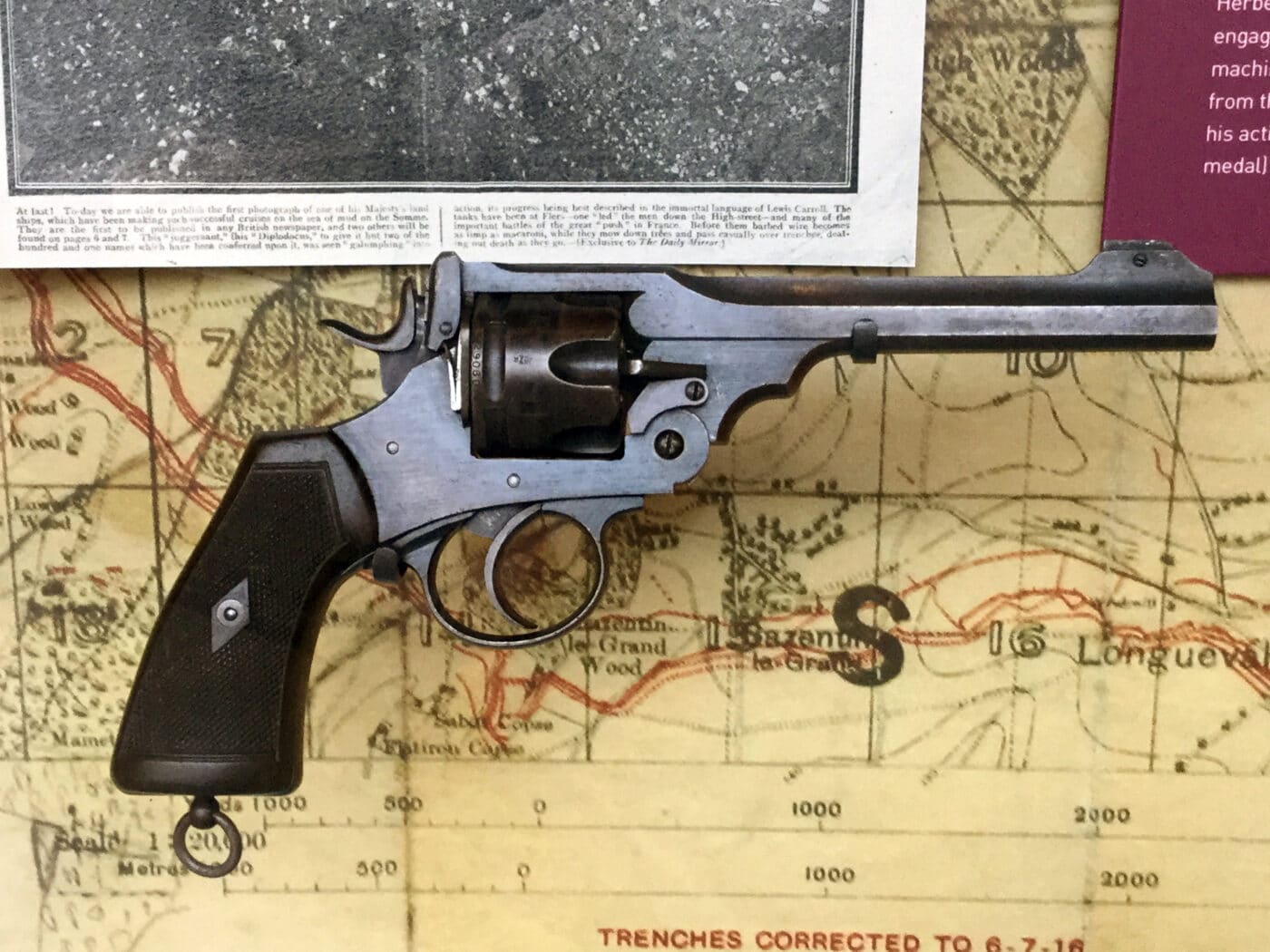 Webley Mk VI revolver that LT Blowers carried