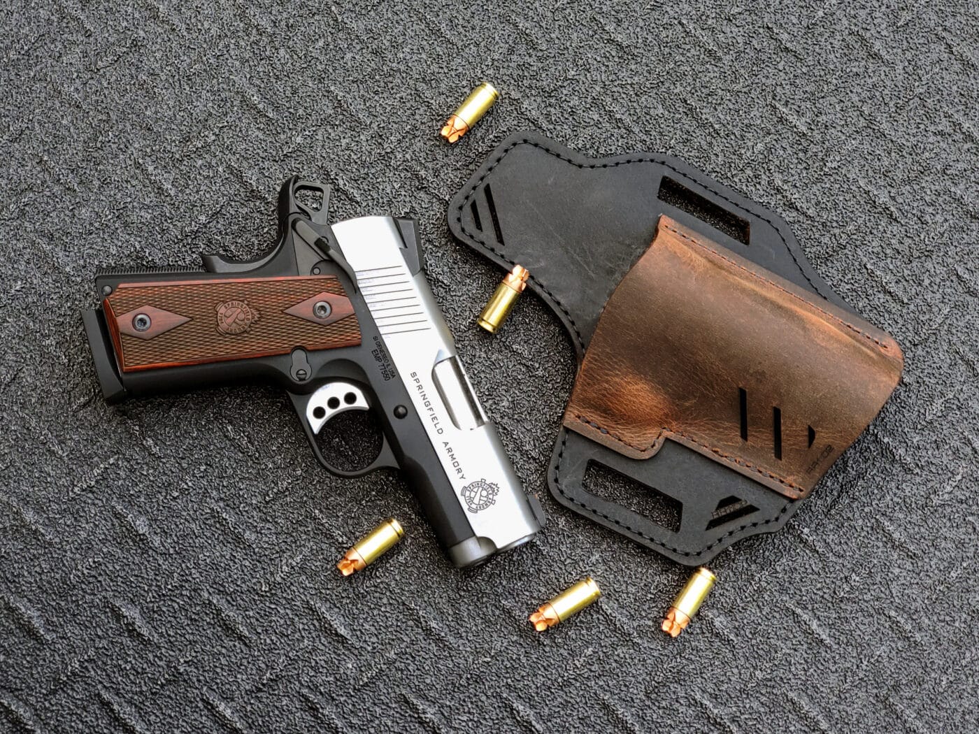 CA compliant 1911 and holster