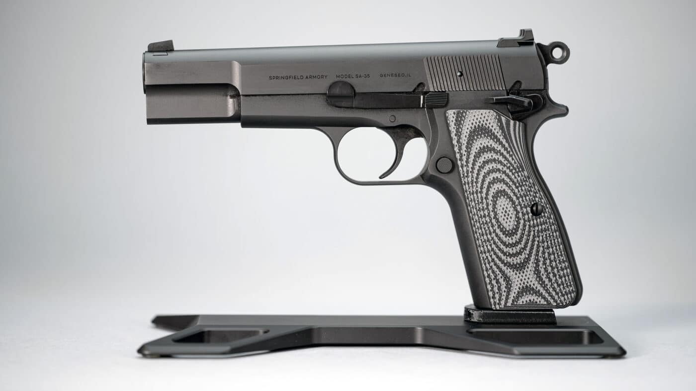 LOK Grips on a Springfield SA-35 pistol