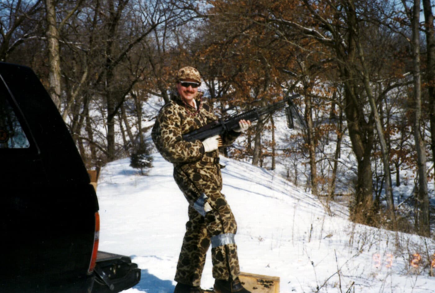 Dave Reese test firing the original SA1