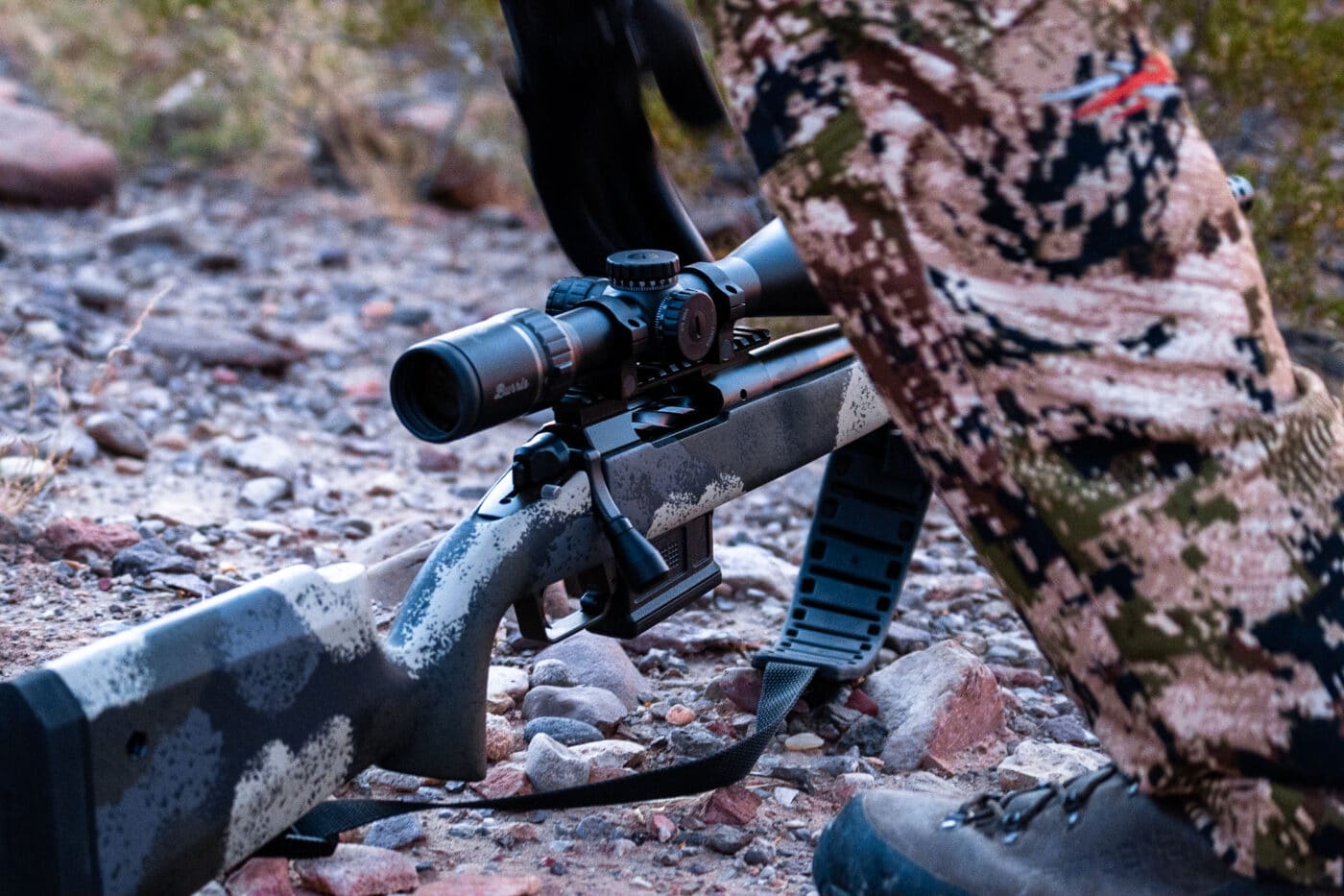 Burris scope on a Springfield Waypoint rifle for hunting