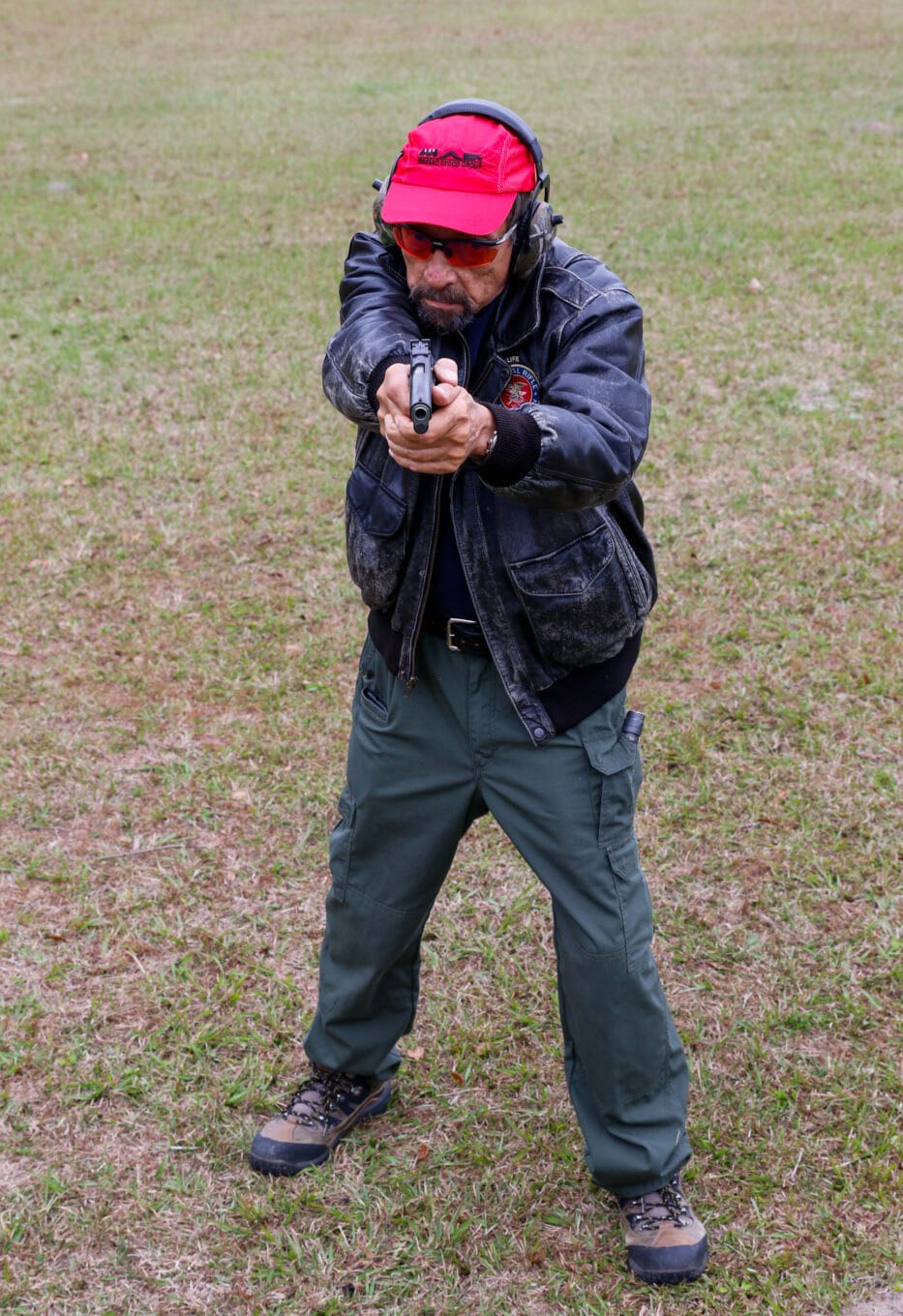 Ayoob demonstrates the Champman stance