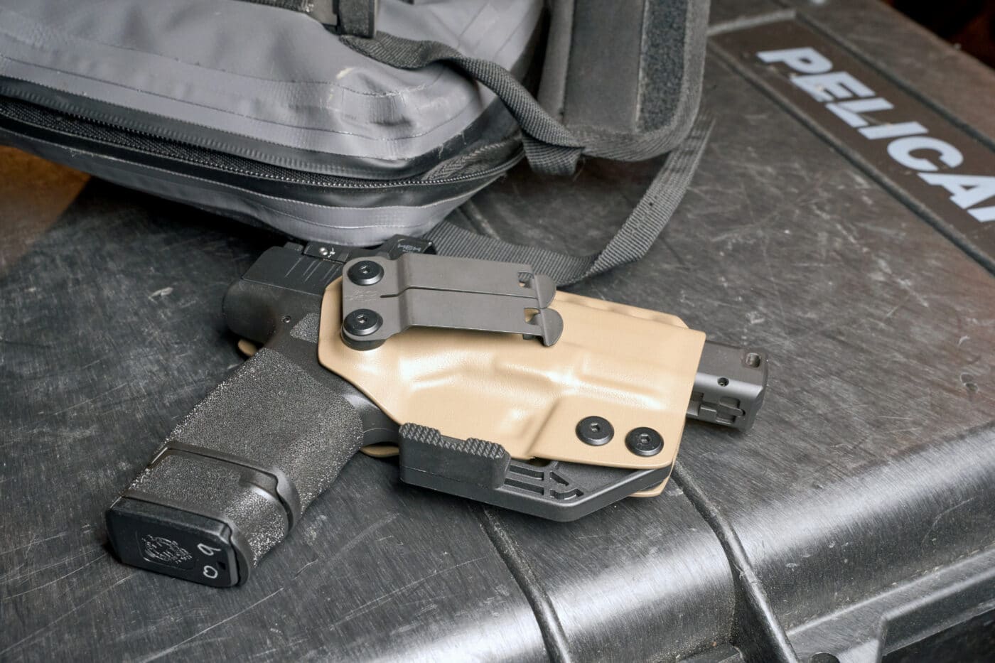 Hellcat RDP pistol holstered inside CYA Hellcat RDP Ridge Holster