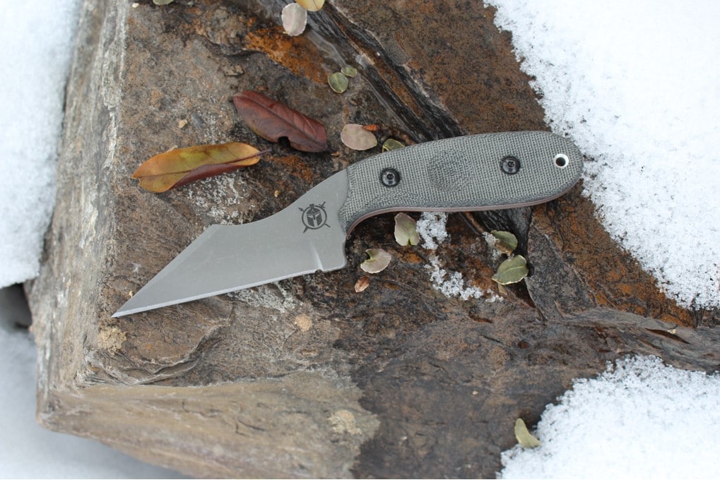 Spartan knife with Wharncliffe blade