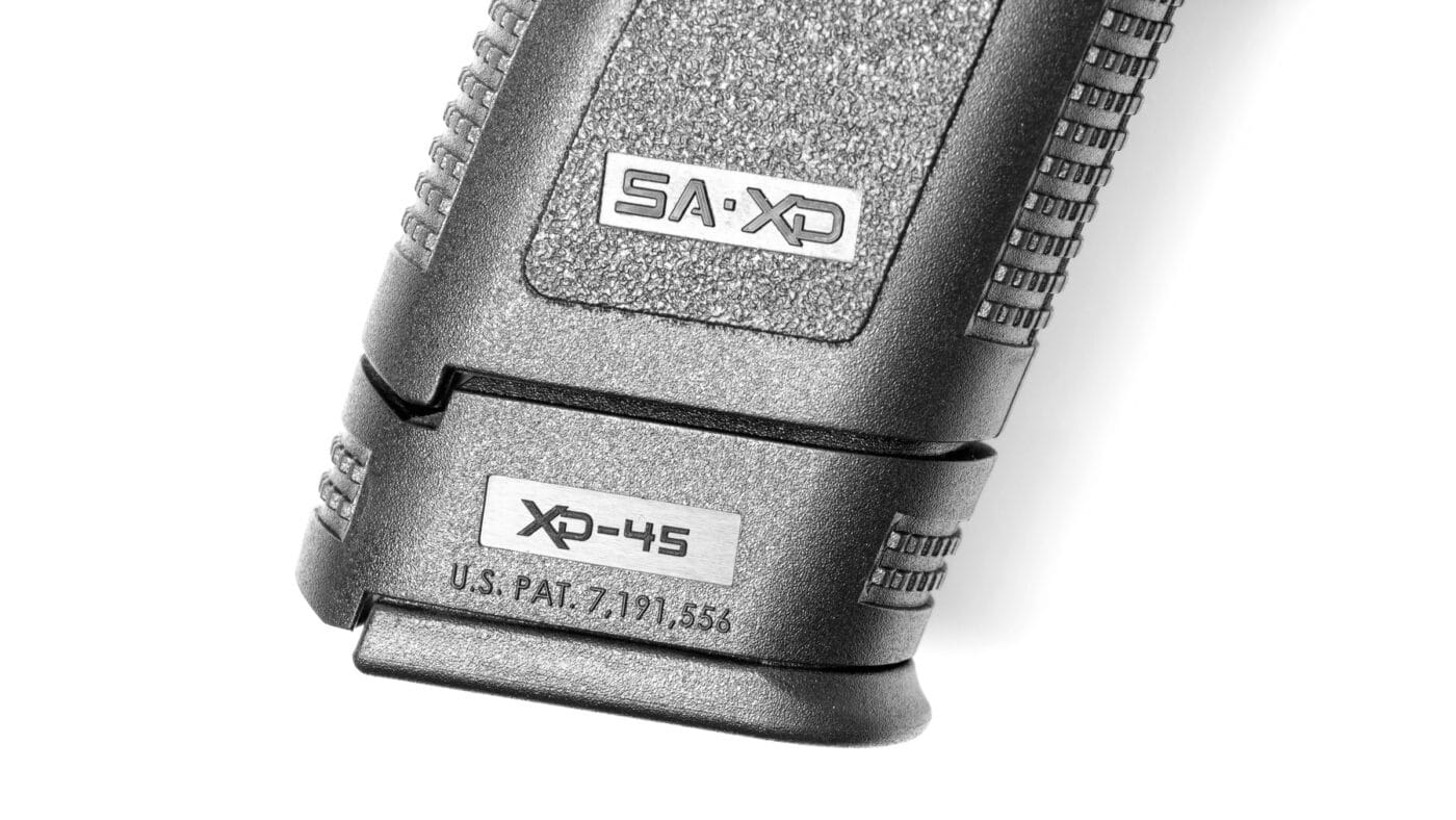 Extended magazine in Springfield XD45 Compact pistol