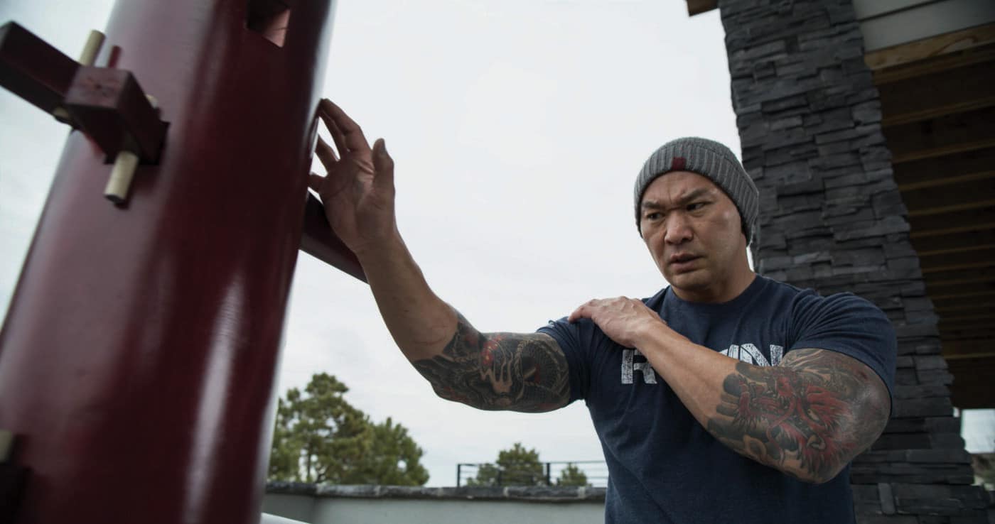 Tu Lam practicing martial arts