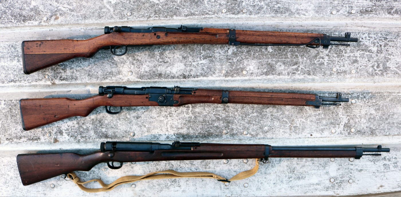 TERA Type 2 rifle compared to the Type 99 and Type 38 rifles