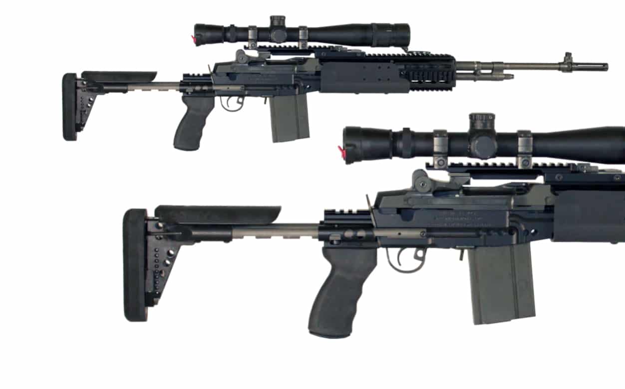 Sage EBR stock on M1A rifle