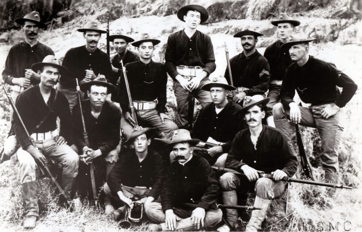 Marines in the Philippines in the late 1800s