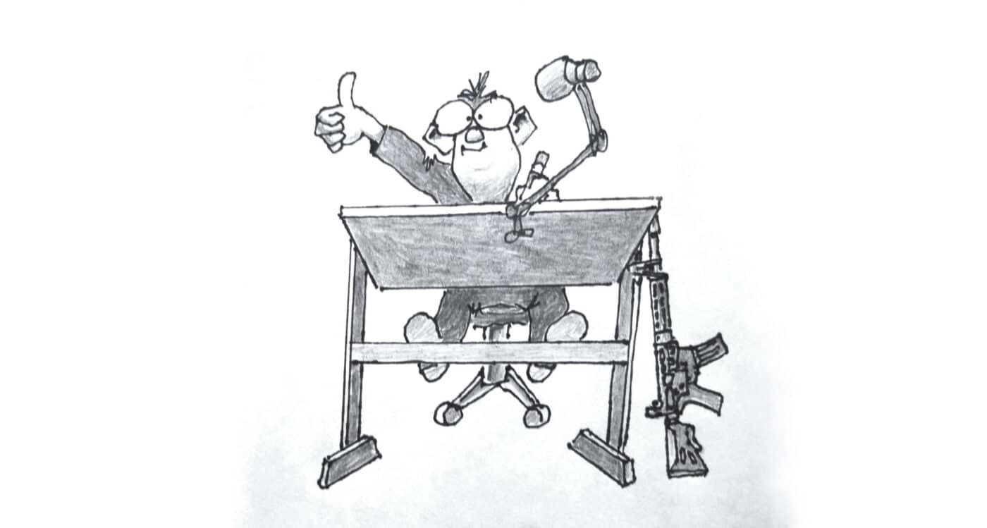 Dick Kramer self portrait