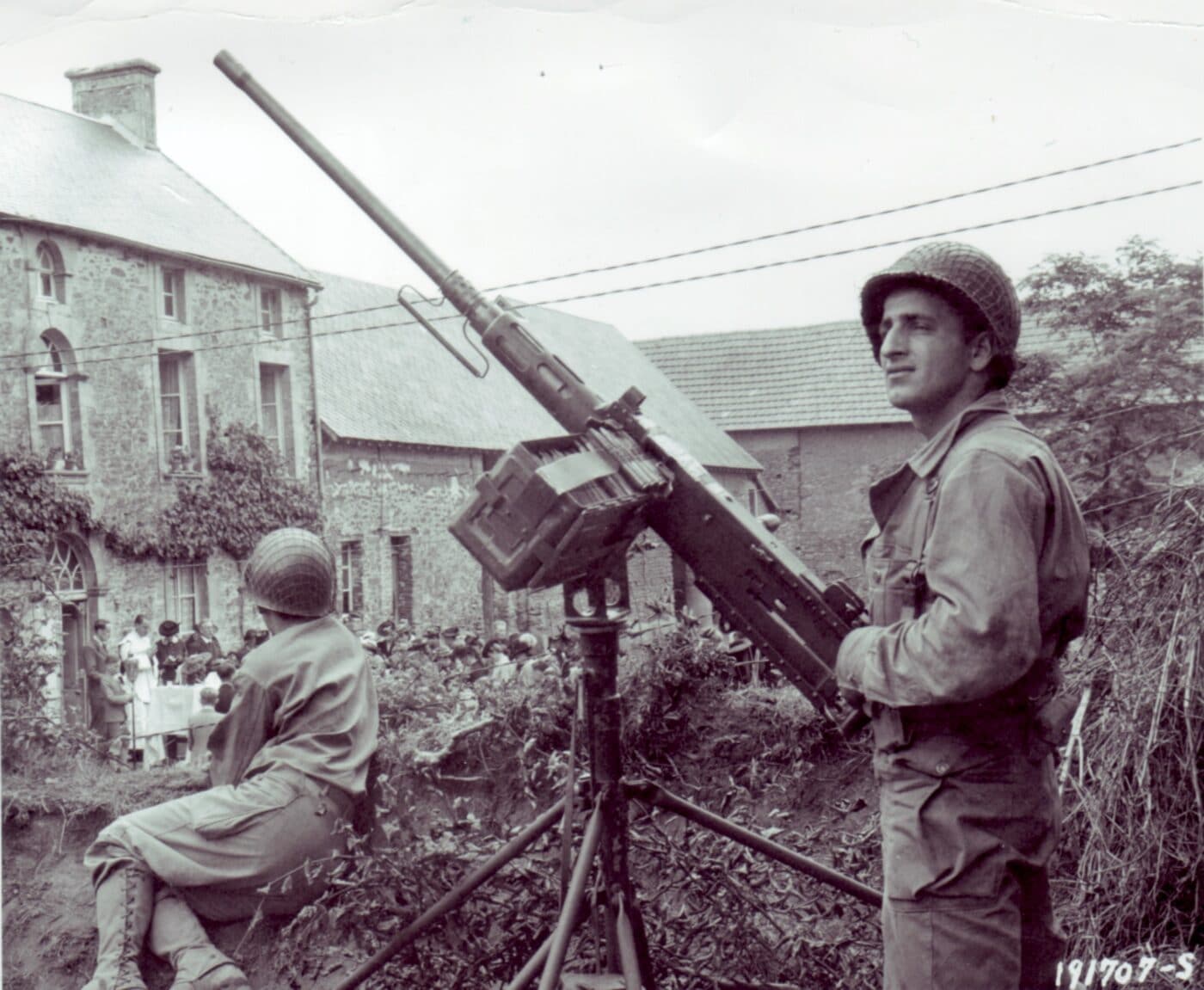 50 cal AA in Couvaine France during July 1944