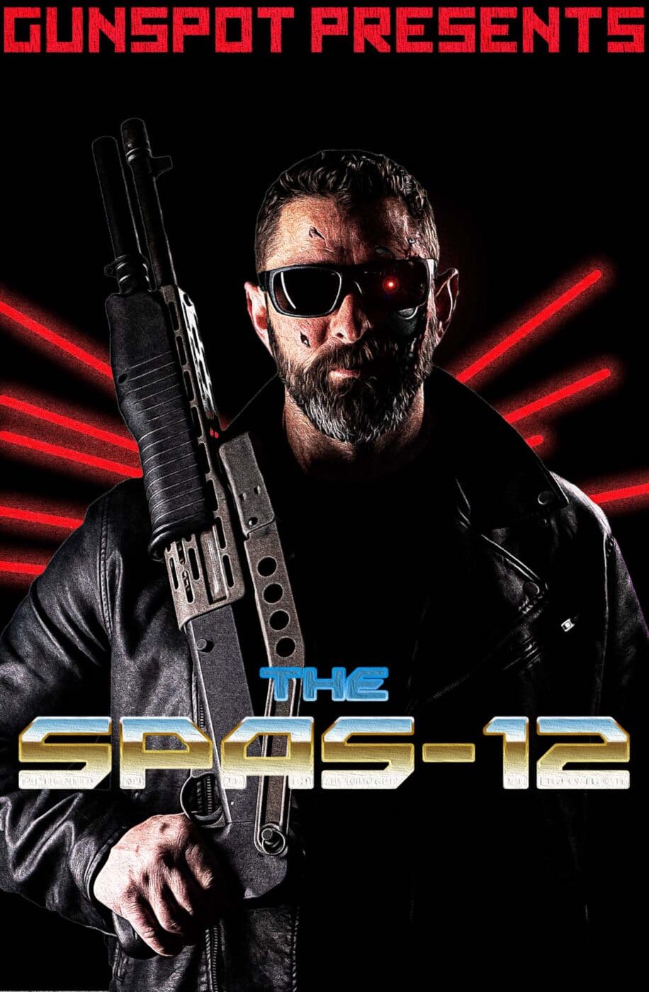 SPAS-12 shotgun poster