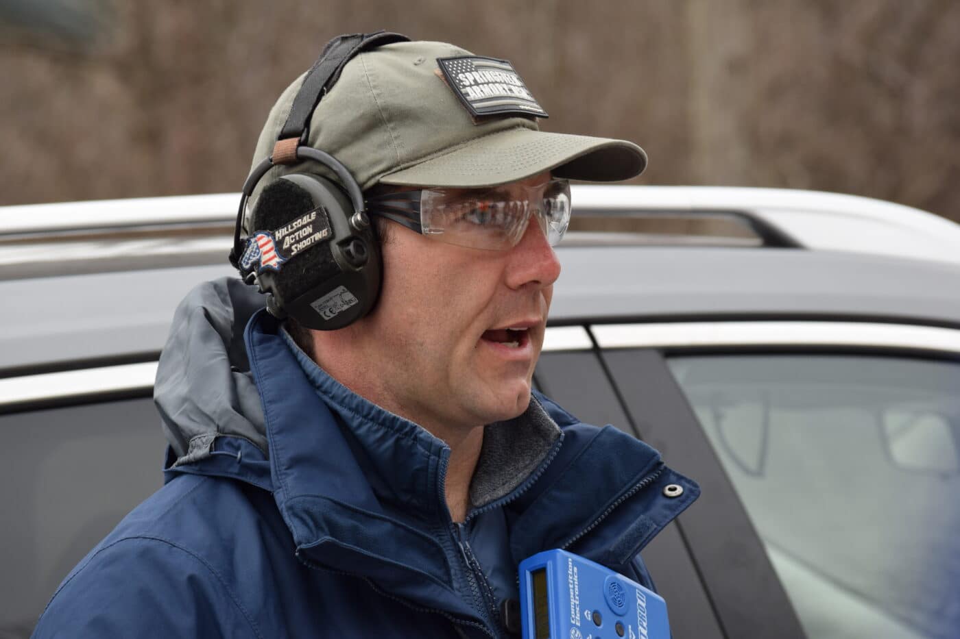 Hillsdale College shooting coach Adam Burlew