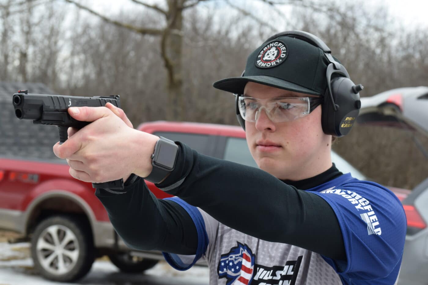 Hillsdale College shooting team member Greg Clement