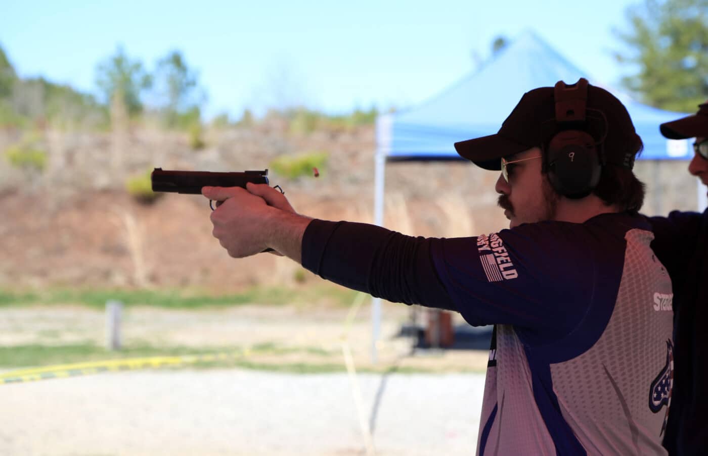 Zach Steiger of the Hillsdale College shooting team