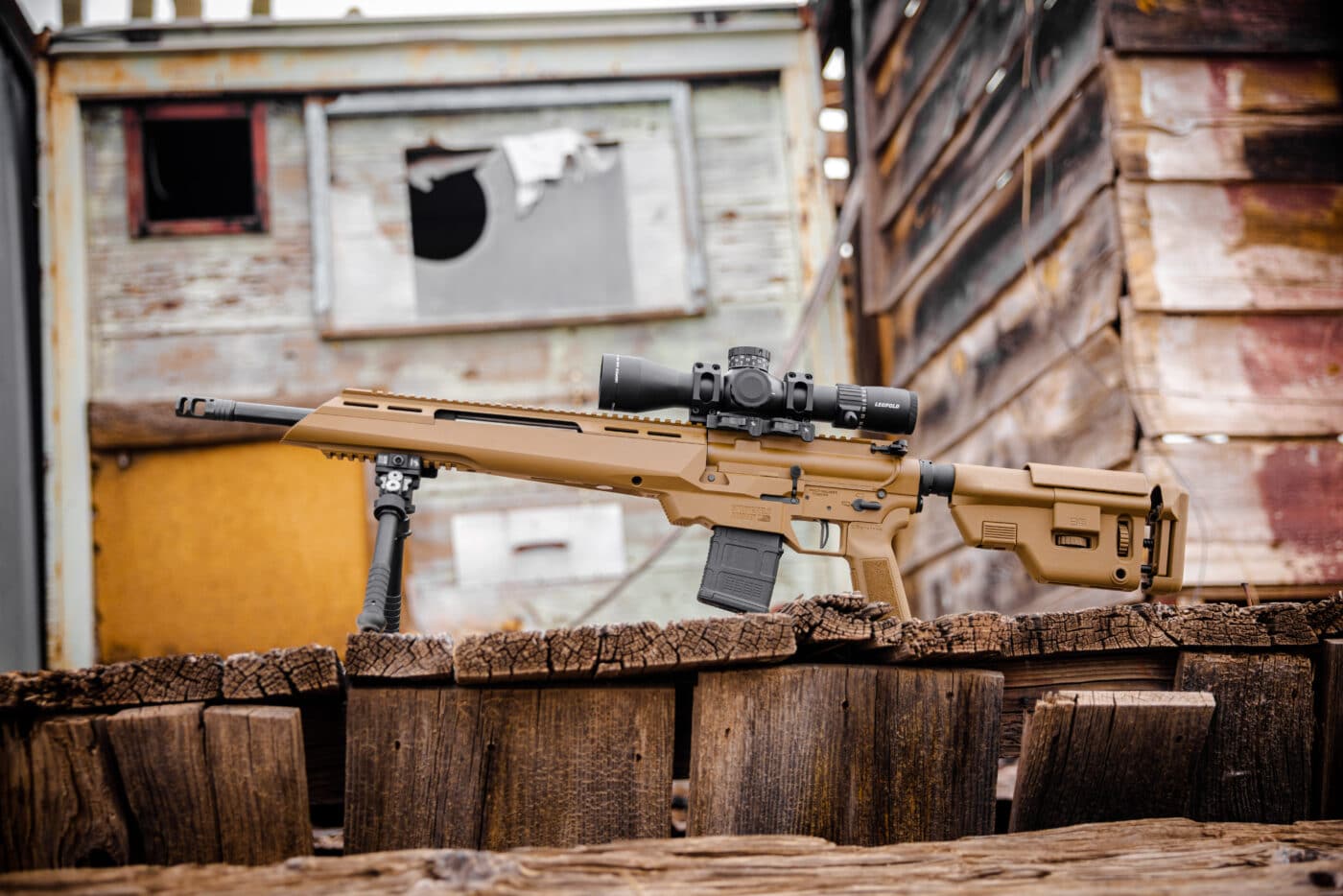 B5 stock on a Springfield Armory SAINT Edge ATC rifle