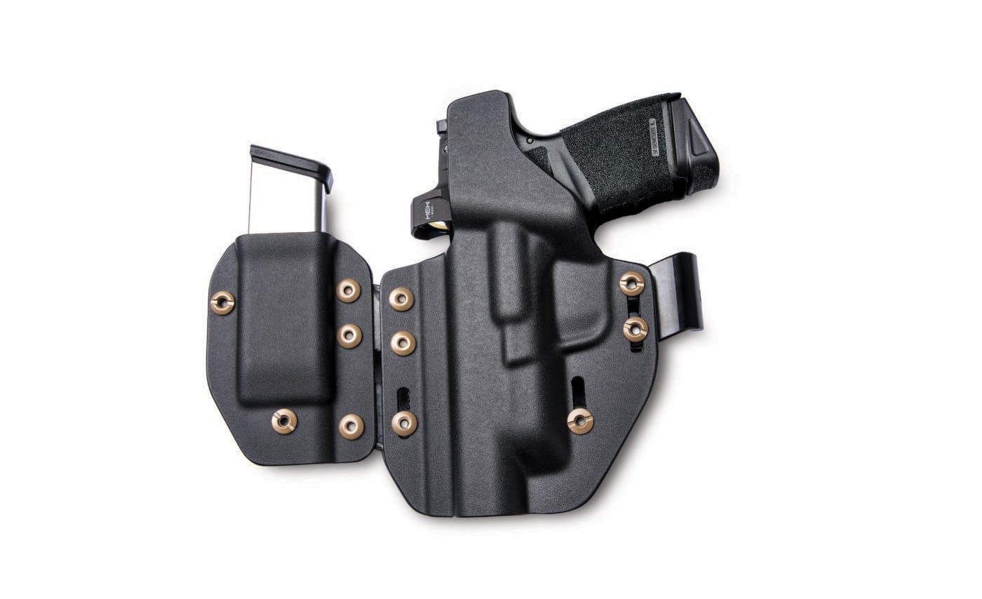 CrossBreed Rogue holster with pistol and magazine inside