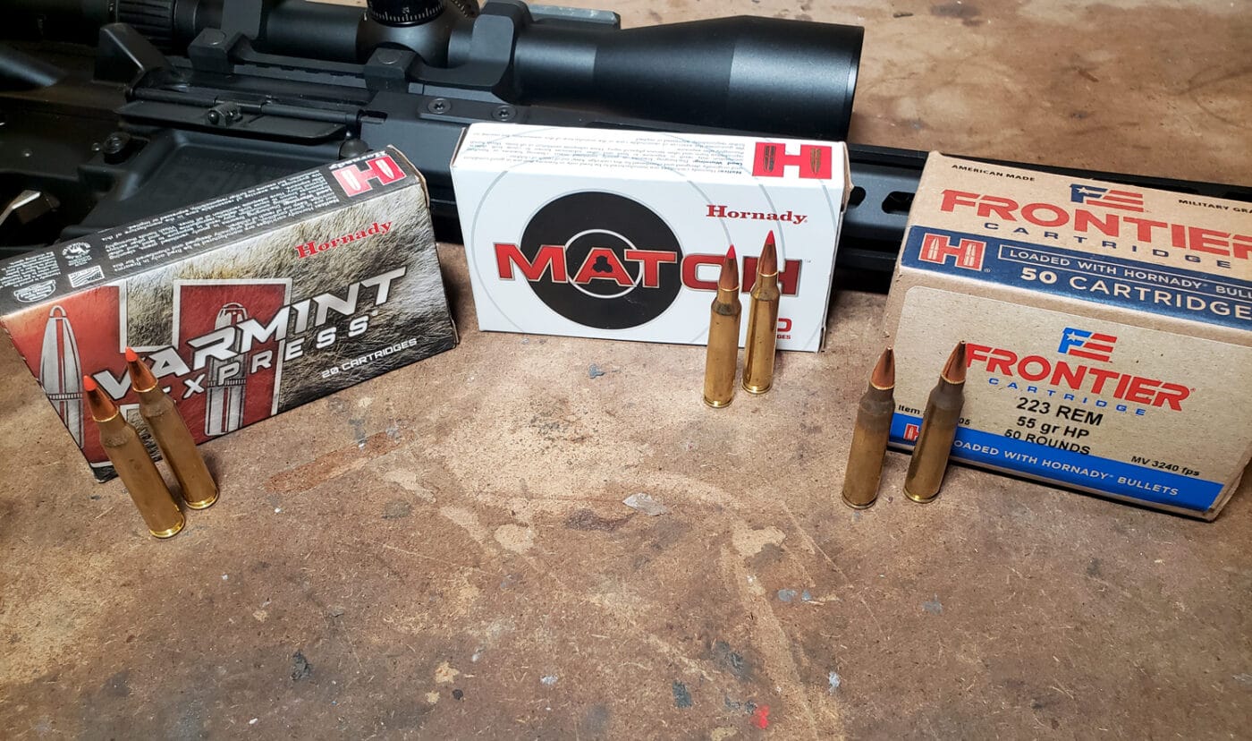 Hornady ammo for Springfield SAINT rifle