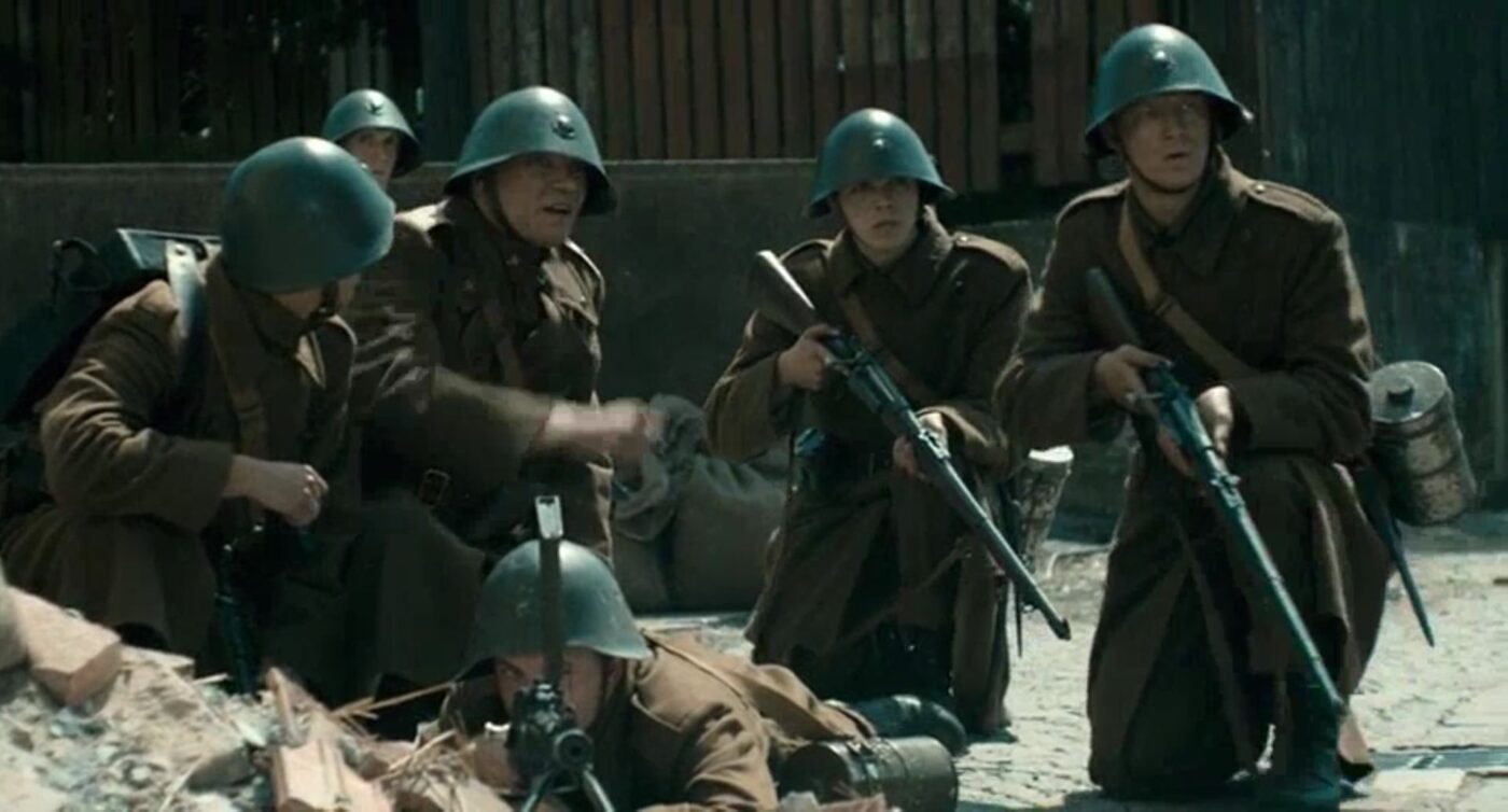 Danish Soldiers Armed with Krag-Jorgensen in April 9th movie