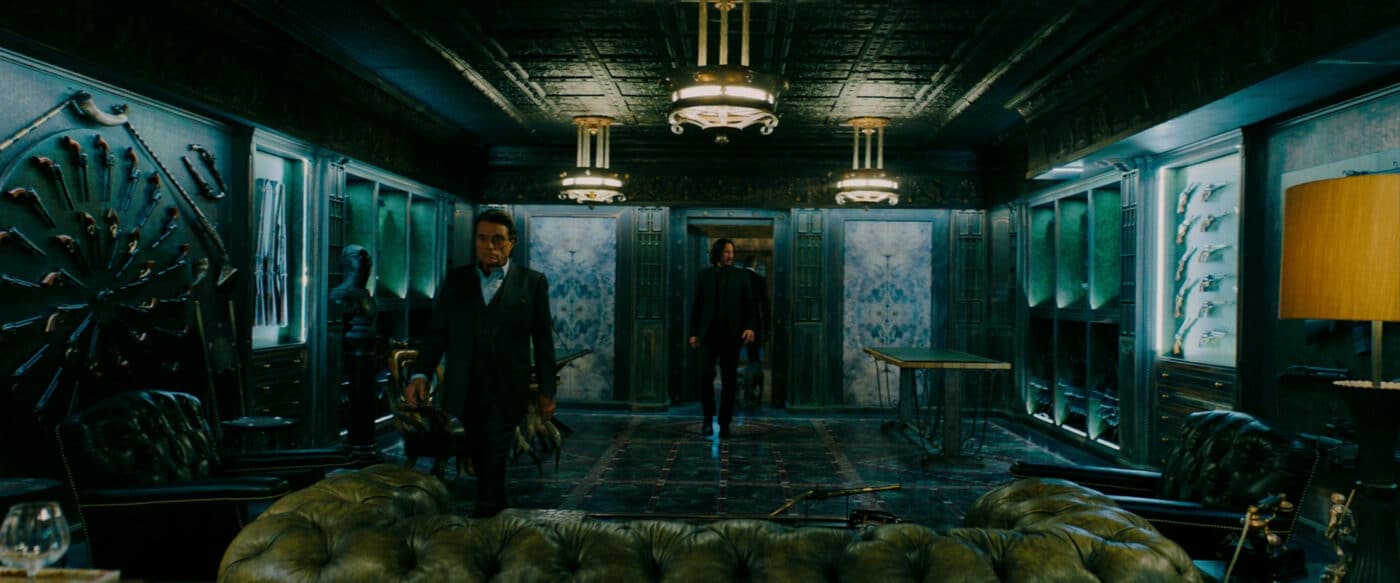 Still frame from John Wick 3 movie