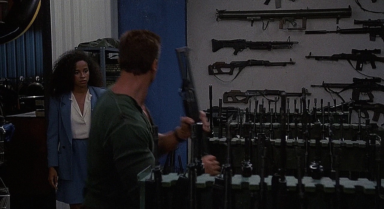 Still frame from Commando movie