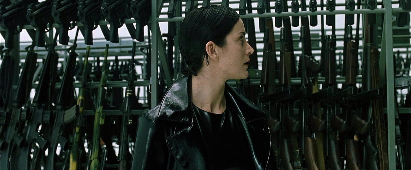 Still frame from The Matrix movie