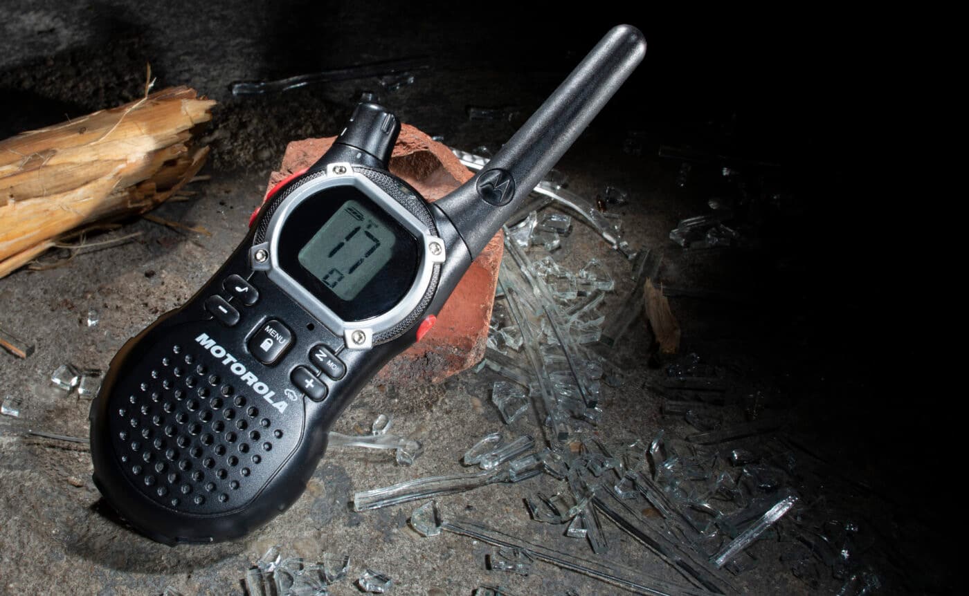 Handheld GMRS radio for emergencies