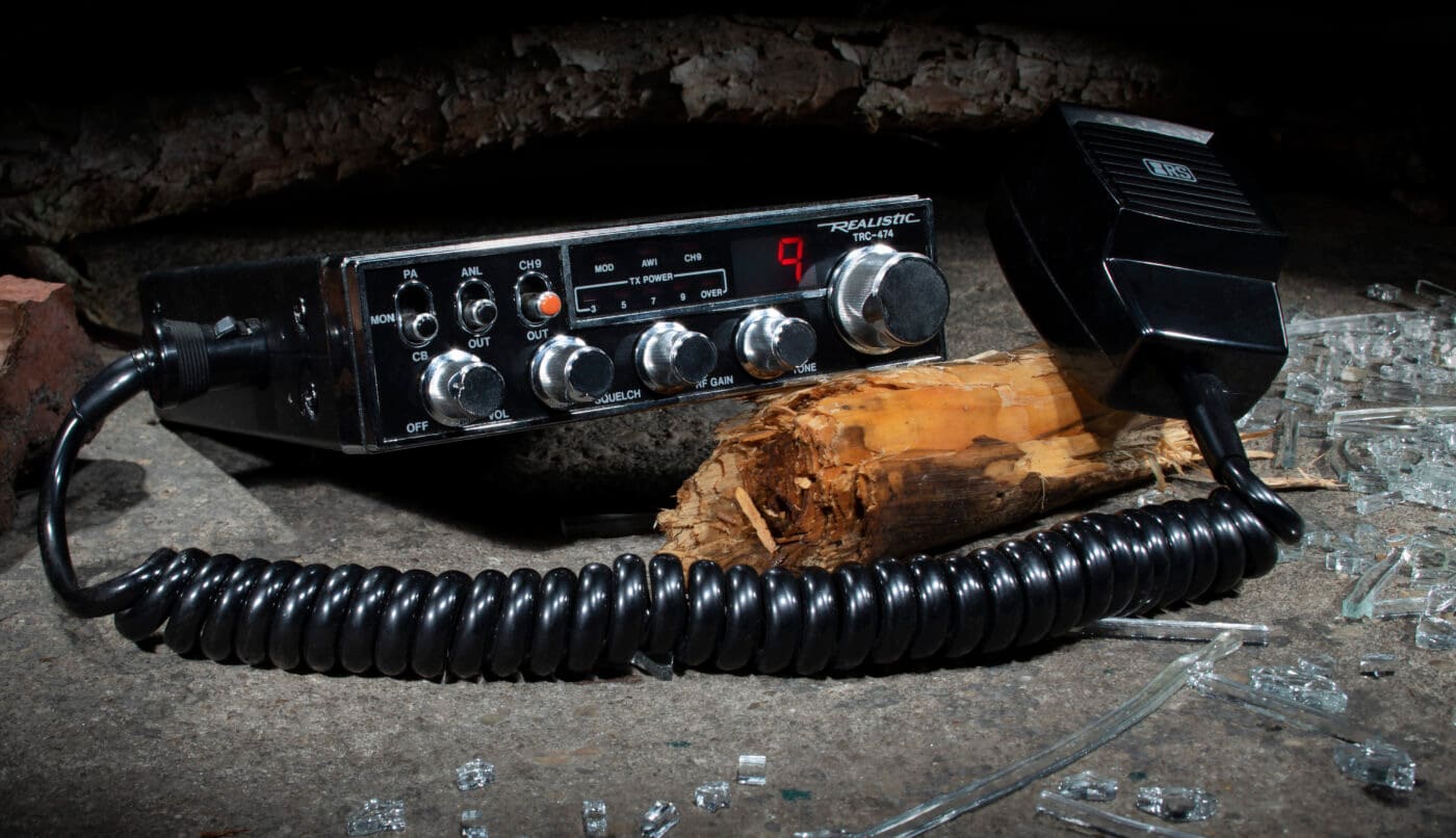 Vintage realistic CB radio