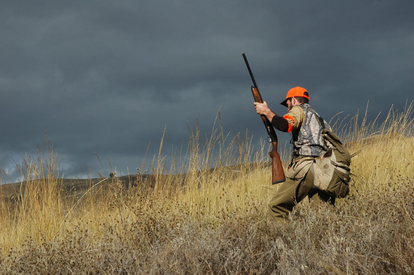 Man hunting with the Peters shotshells