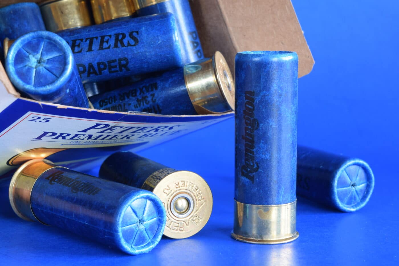Brass heads of the new Peters shotshells