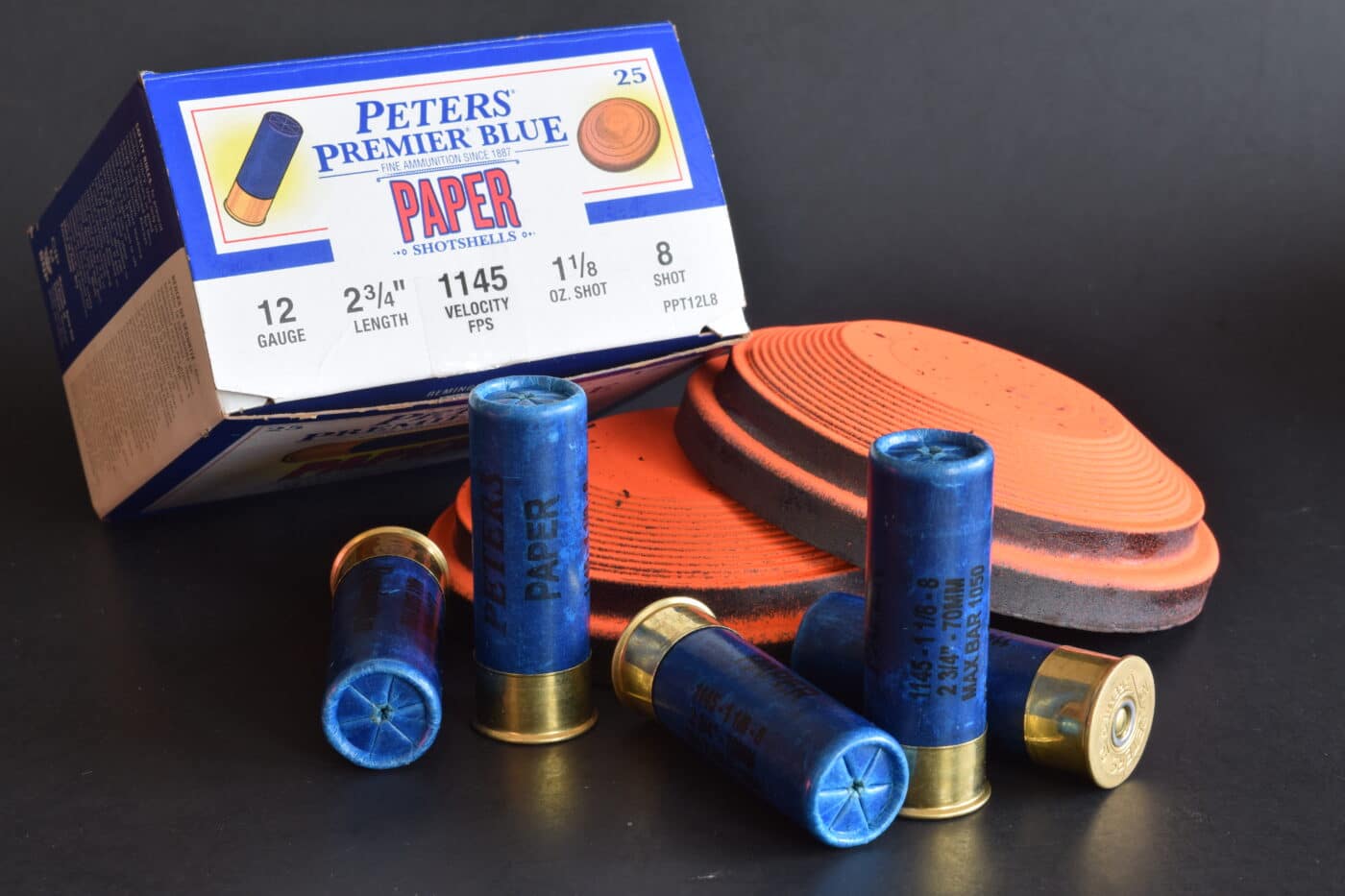Peters paper shotshell in various sizes
