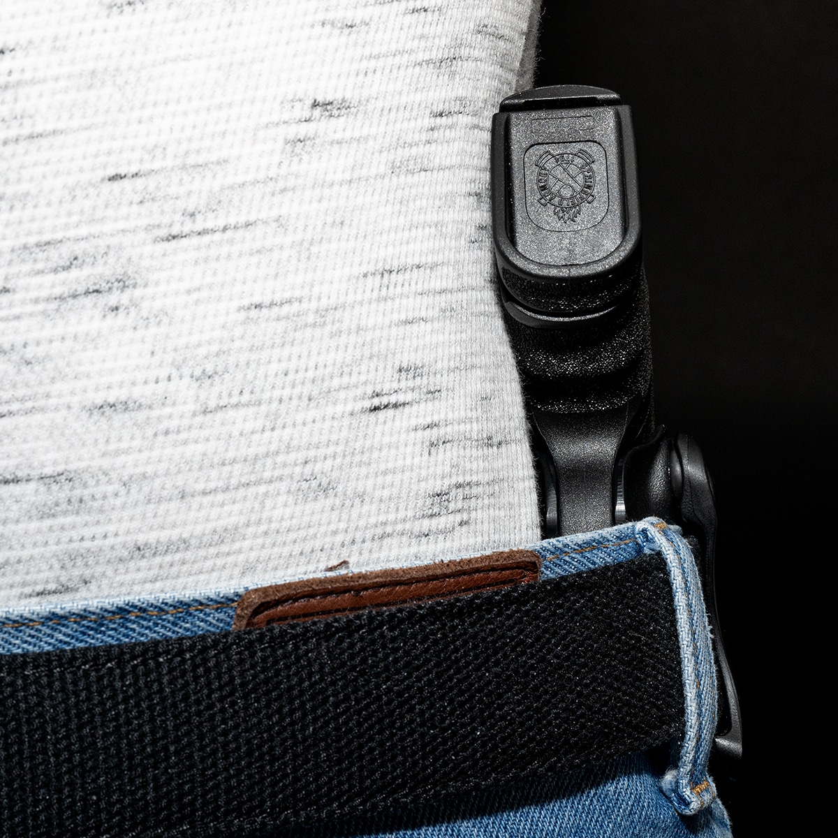 Blade-Tech Nano concealment IWB holster worn on a belt