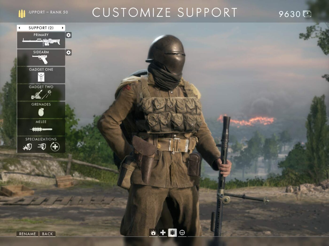 Model 8 helmet depicted in Battlefield 1